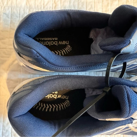 New Balance Men’s 4040 Low Metal Baseball Cleat Blue White Sz 16 - Picture 7 of 9